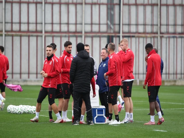 Samsunspor'dan AEK maçı öncesi son hazırlıklar