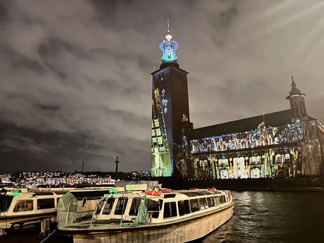 Stockholm'de Kralın Yemeği Sırasında Büyük Protesto