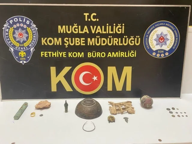 Muğla'da tarihi eser kaçakçılığı operasyonu gerçekleşti