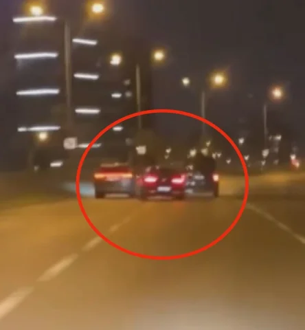 Başakşehir'de trafikte makas atarak ilerleyen sürücü kameralar tarafından kaydedildi