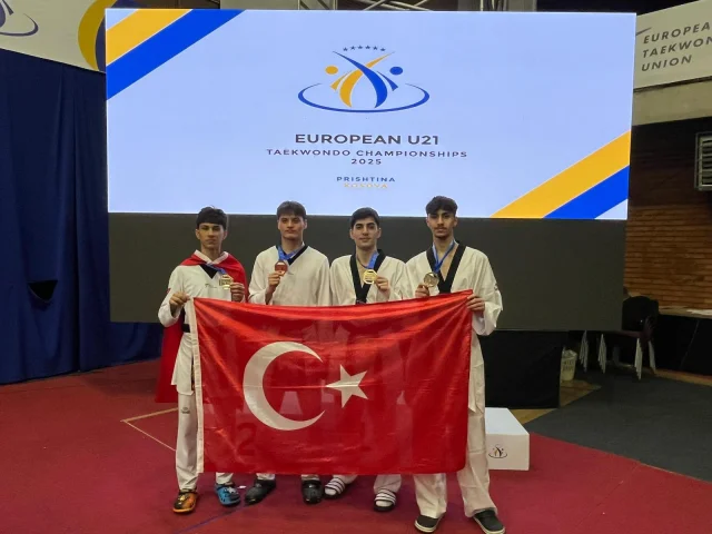 Milli Tekvandocular Avrupa Ümitler Şampiyonası'nı Zirvede Tamamladı