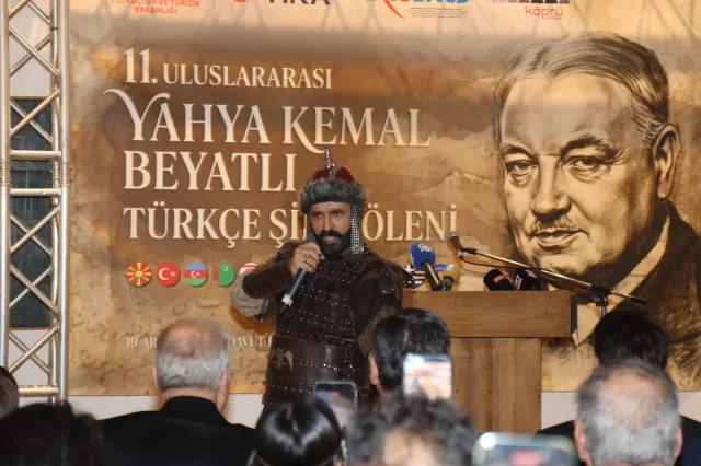 Kuzey Makedonya'da 11. Uluslararası Yahya Kemal Beyatlı Türkçe Şiir Şöleni düzenlendi