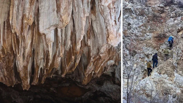 Hakkari'deki bu mağara, gizemini koruyor! Doğa tutkunları akın ediyor
