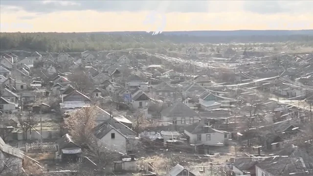 Ukrayna, Lyman'daki FPV dron kablo ağını görüntüledi