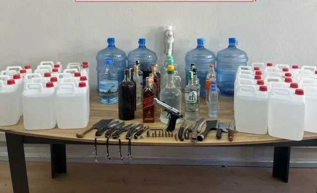 Muğla'da sahte ve kaçak içki operasyonu düzenlendi