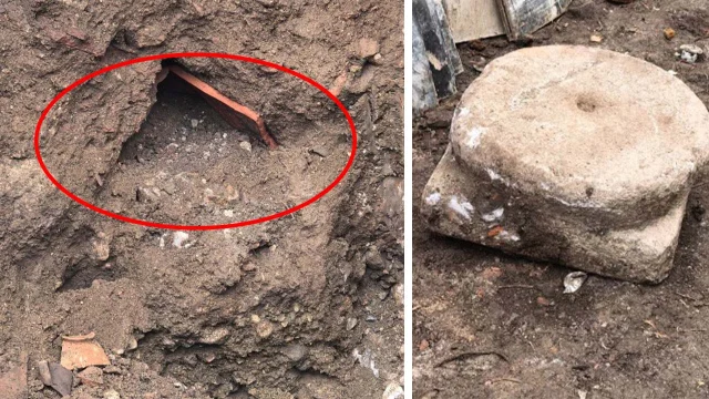 İnşaat kazısında ortaya çıkanlar şaşkına çevirdi! İnsan kemikleri bile var
