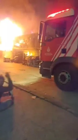 Başakşehir Oto Sanayi Sitesinde Yangın Faciası
