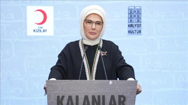 Emine Erdoğan ''Kalanlar'' Filistin Sergisi için mesaj paylaştı