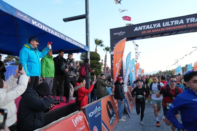 Uluslararası Antalya Ultra Maratonu'nun beşincisi başladı