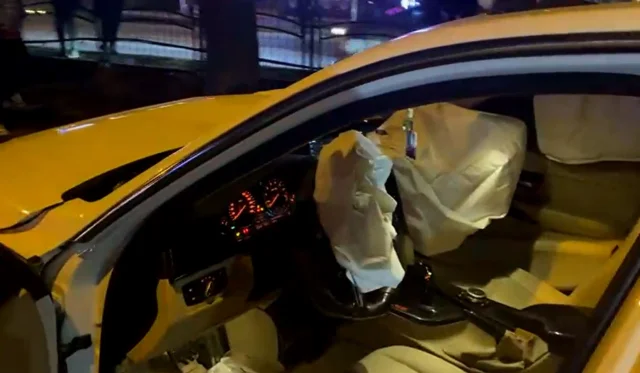Atakum'da Jandarma Personelinin Aracına Arkadan Çarpan Sürücü Kaçtı