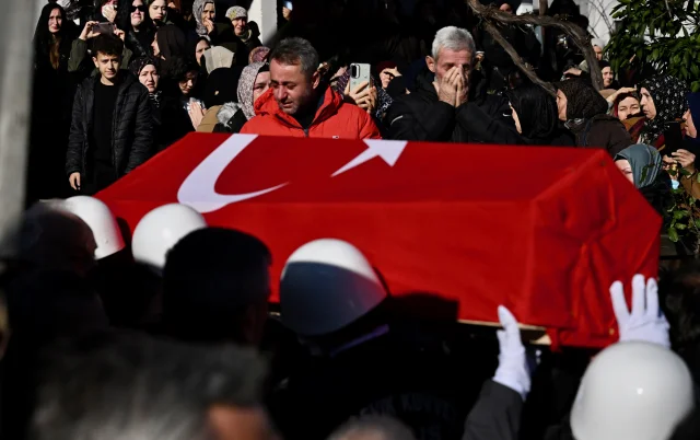 Şehit polis memuru Turgut Külünk'ün cenazesi, memleketi Düzce'de defnedildi