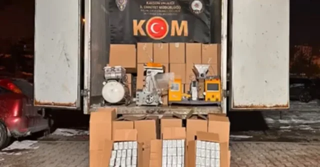 Kayseri'de 270 Kilogram Kaçak Tütün Ele Geçirildi