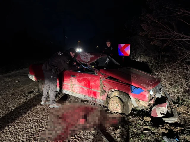Sakarya'da ağaca çarpan otomobildeki 3 kişi yaralandı