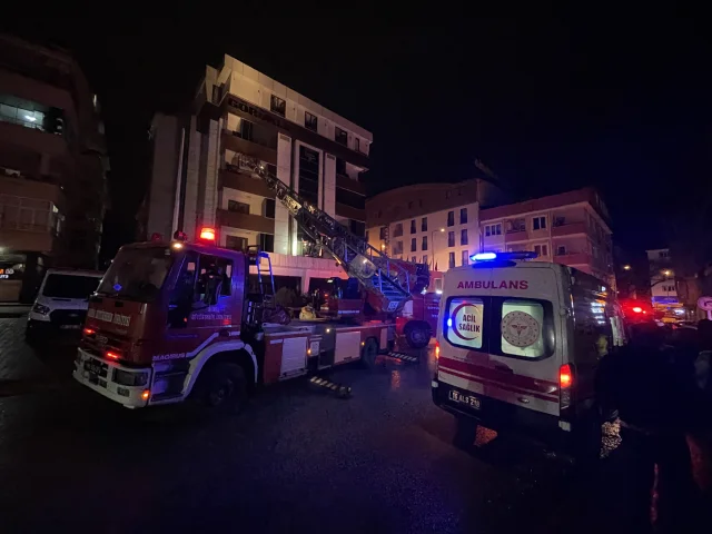 Bursa'da Gece Saatlerinde Otelde Yangın Paniği