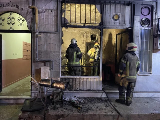 Bursa Osmangazi'de Çay Ocağında Yangın