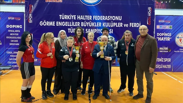 Türkiye Görme Engelliler Halter Şampiyonası Ankara'da Yapıldı