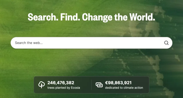 Arama Motorundan Fazlası: Ecosia 2026'da 285 Milyon Ağaç Dikti
