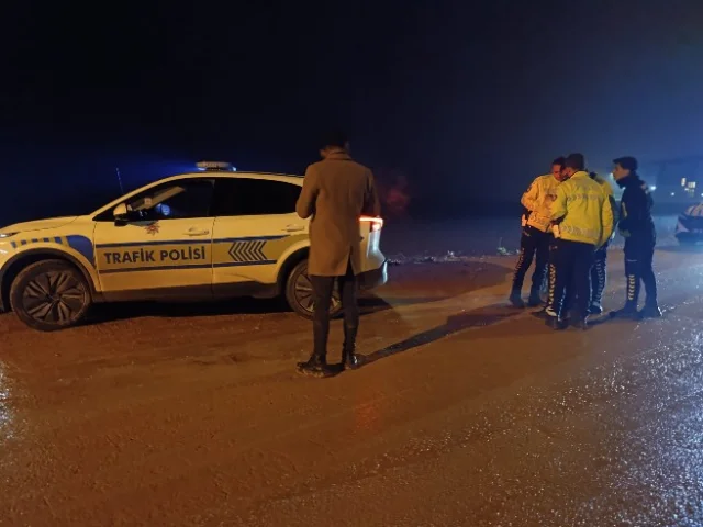 Polisten kaçan alkollü sürücü, kaza yapınca yakalandı