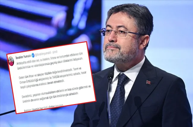 Bakan Yumaklı: Hasar tespit çalışmaları aralıksız devam etmektedir
