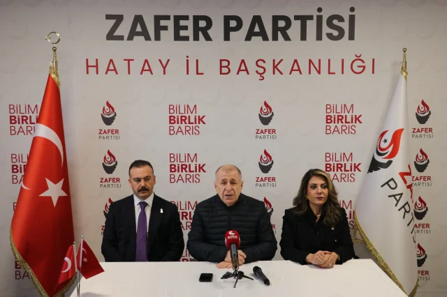 Özdağ Hatay İl Başkanlığı'nı açtı: 'Hatay milli güvenlik meselesidir'