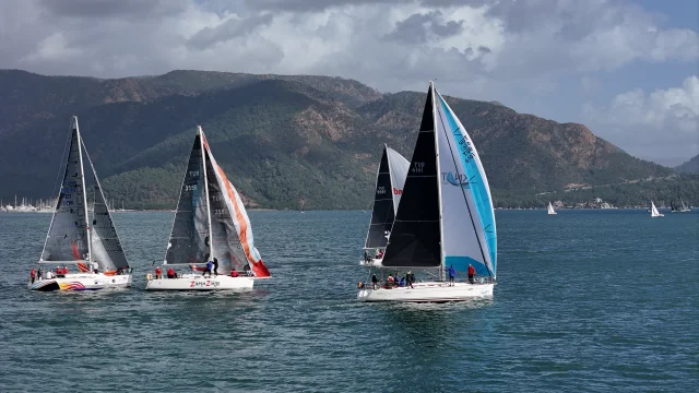 Marmaris'te Yelken Heyecanı: 2. Ayak Start Aldı