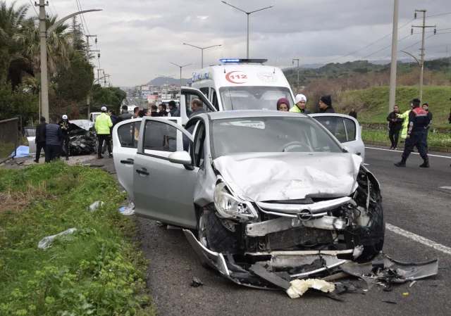 Manisa Turgutlu'da zincirleme trafik kazası gerçekleşti