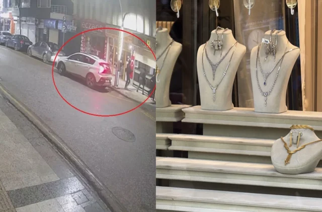 90 saniyede altın soygunu! Yalova'daki olayın kameraya yansıyan anları