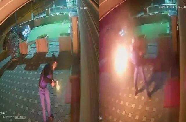 Büyükçekmece'de molotof paniği: Kameradaki saldırı sonrası şok gözaltılar!