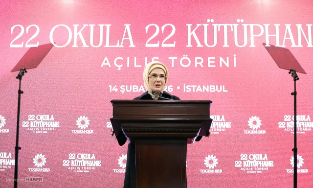 Emine Erdoğan: 'Kütüphane okulların kalbidir, ruhudur, can damarıdır'