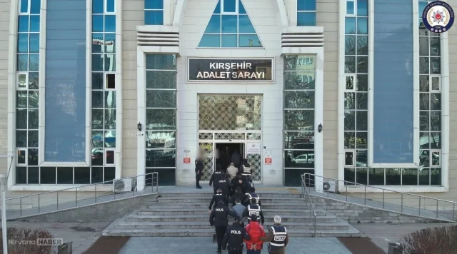 Kırşehir merkezli 9 ilde dolandırıcılık operasyonunda 17 kişi tutuklandı