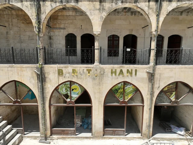 Şanlıurfa'daki Tarihi Barutçu Hanı Yeni Bir Döneme Hazırlanıyor