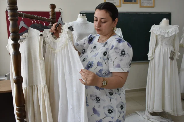Trabzon'da Nostalji ve Yaratıcılık Buluşması: Eski Gelinlikler Yeniden Hayat Buluyor