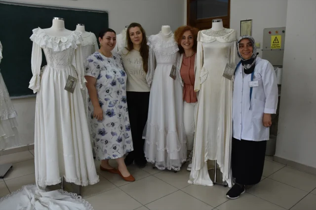 Trabzon'da Nostalji ve Yaratıcılık Buluşması: Eski Gelinlikler Yeniden Hayat Buluyor