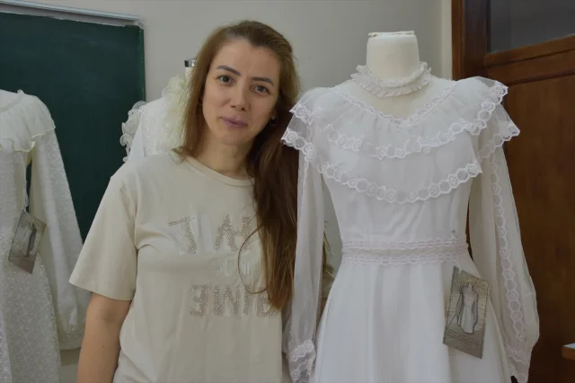 Trabzon'da Nostalji ve Yaratıcılık Buluşması: Eski Gelinlikler Yeniden Hayat Buluyor