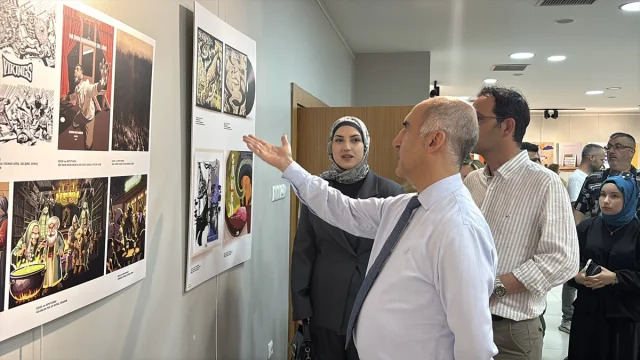 OMÜ'de Sanatın Büyüsü Öğrencilerin Mezuniyet Sergisinde Buluştu