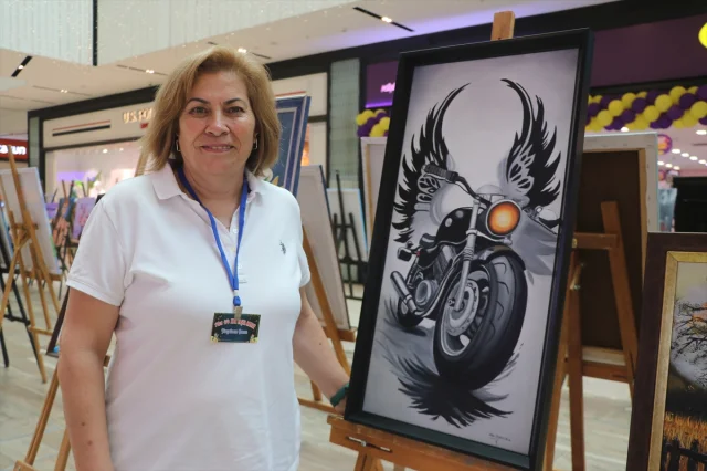 Rize'de Sanatın Yaşı Yok: Her Yaştan Yetenek Resim Sergisinde Buluştu