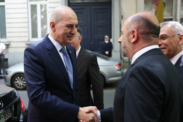 Numan Kurtulmuş'tan Belçika'daki Türk Topluluğuna Önemli Ziy...