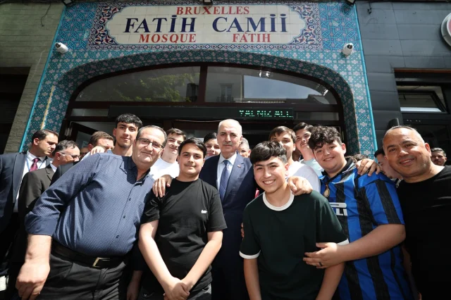 Numan Kurtulmuş'tan Belçika'daki Türk Topluluğuna Önemli Ziyaret