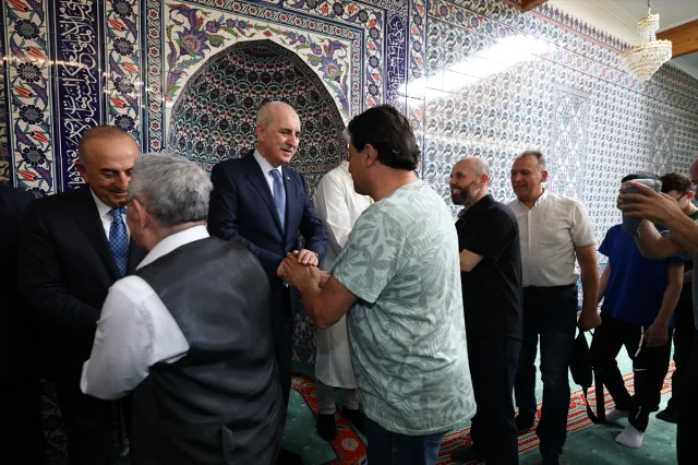 Numan Kurtulmuş'tan Belçika'daki Türk Topluluğuna Önemli Ziyaret