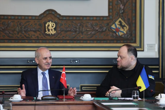 TBMM Başkanı Kurtulmuş Brüksel'de Ukrayna İlişkilerini Güçlendirdi