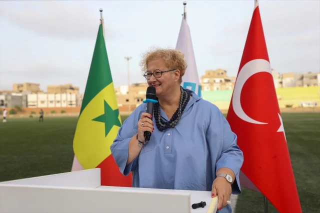 Türkiye ve Senegal Maarif Vakfı Futbol Maçı Kültürel Köprü Kurdu