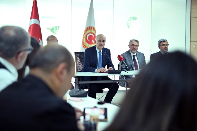 TBMM Başkanı Kurtulmuş Brüksel'de Önemli Mesajlar Verdi