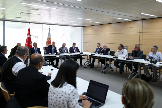 TBMM Başkanı Kurtulmuş Brüksel'de Önemli Mesajlar Verdi
