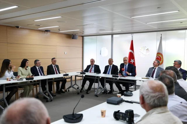 TBMM Başkanı Kurtulmuş Brüksel'de Önemli Mesajlar Verdi