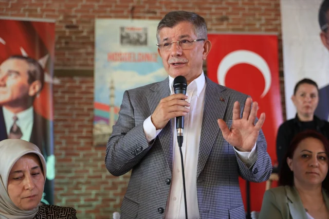 Ahmet Davutoğlu Edirne'de Siyasi ve Ekonomik Gelişmeleri Değ...