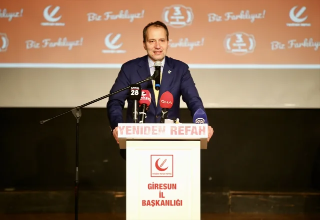 Fatih Erbakan Giresun'da Birlik Mesajı Verdi