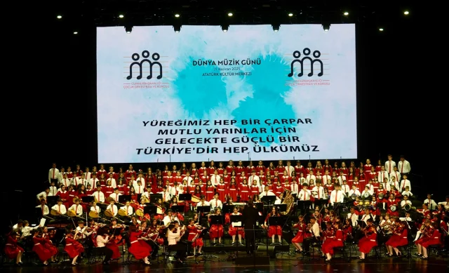 Cumhurbaşkanlığı Çocuk Orkestrası İstanbullularla Buluştu
