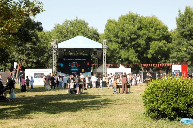 Samsun Kültür Yolu Festivali'nde Çocuklar Renkli Etkinlikler...