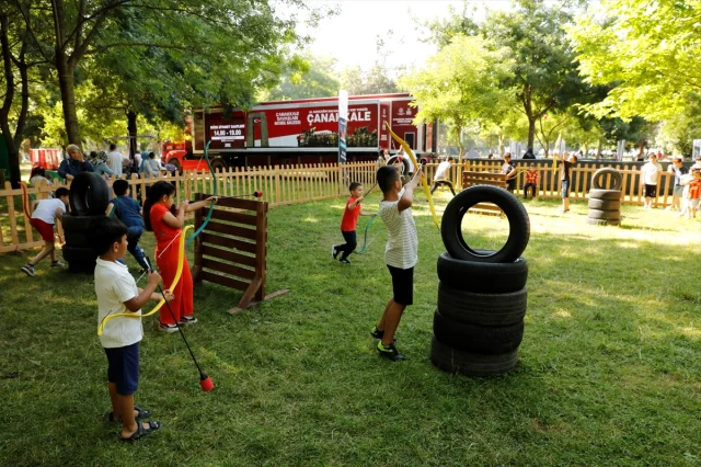 Samsun Kültür Yolu Festivali'nde Çocuklar Renkli Etkinliklerde Buluştu