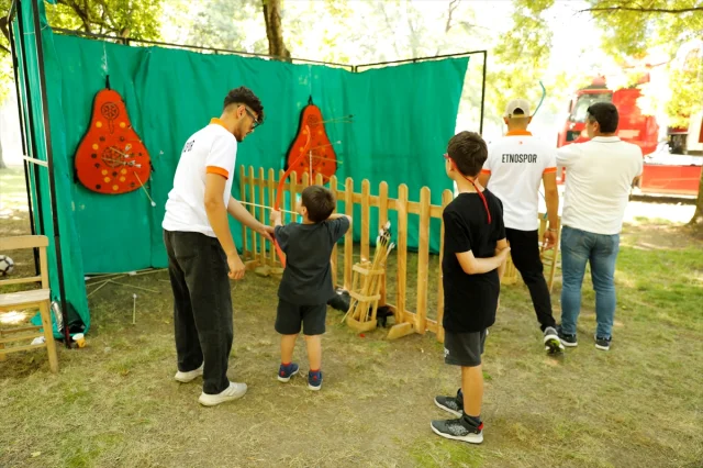 Samsun Kültür Yolu Festivali'nde Çocuklar Renkli Etkinliklerde Buluştu